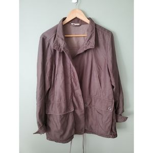 Eileen Fisher cotton brown/taupe jacket la…